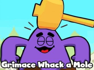 Grimace and Skibidi Play Whack-A-Mole